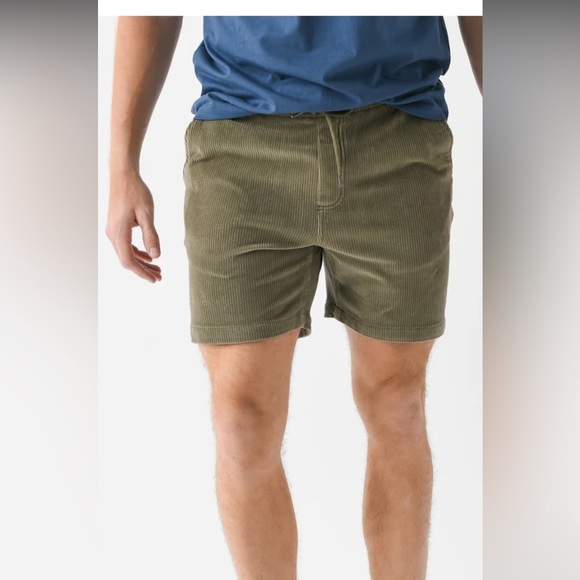 NEW FAHERTY essential italian knit cord short - Picture 2 of 8
